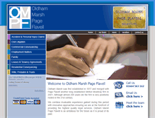 Tablet Screenshot of ompf.co.uk